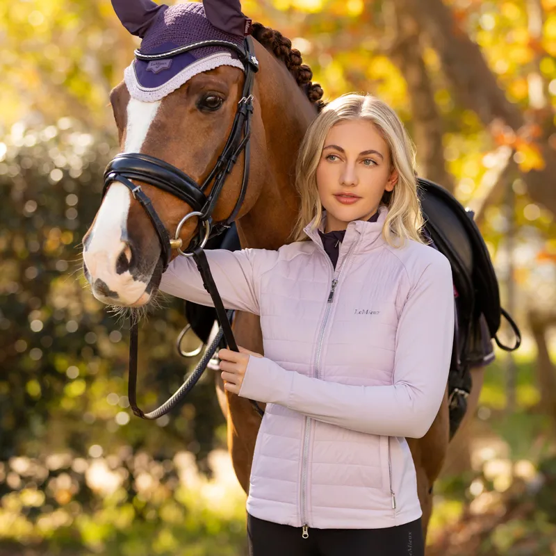 LeMieux Juliette Ladies Quilted Jacket - Lilac-7