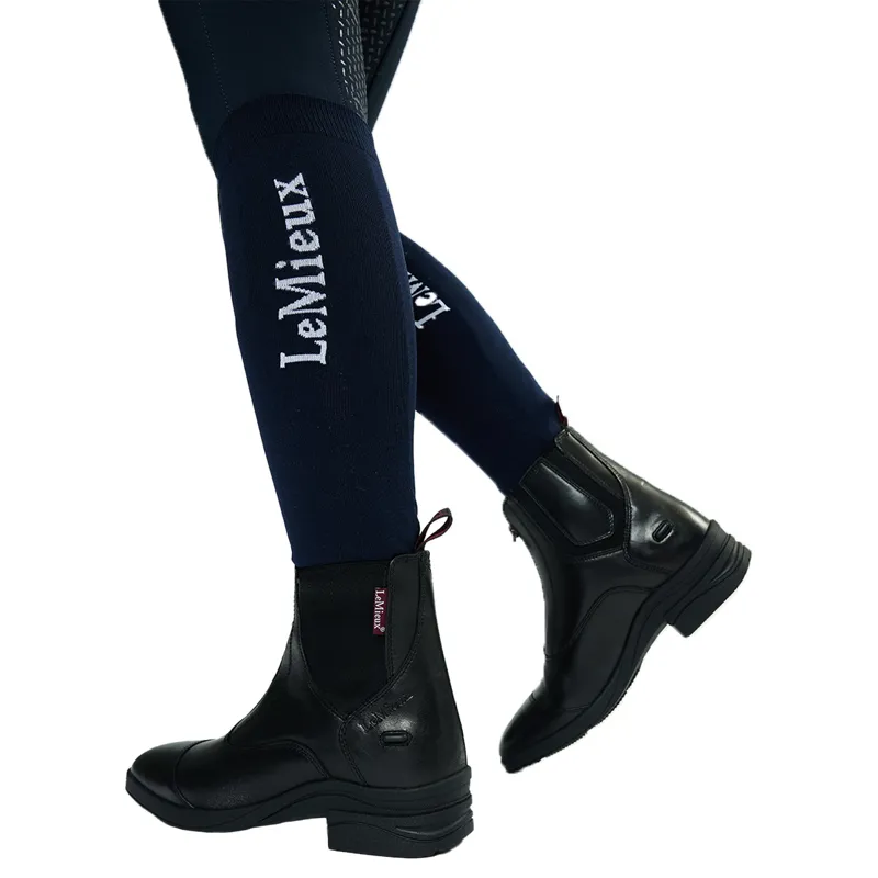 LeMieux Junior Zip Paddock Boots - Black-3