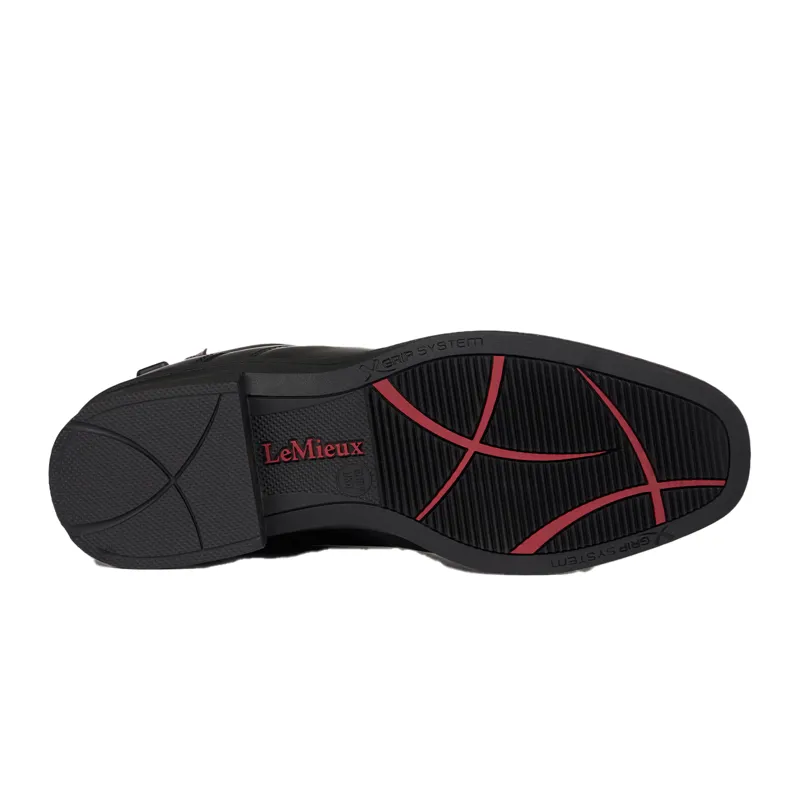 LeMieux Junior Zip Paddock Boots - Black-4