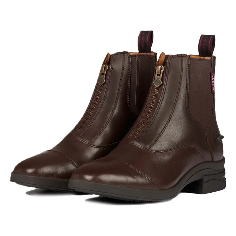 LeMieux Womens Zip Paddock Boots - Brown