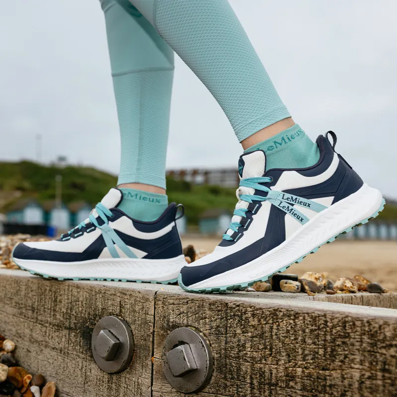 LeMieux Youth Trax Waterproof Junior Trainers - Stone-7