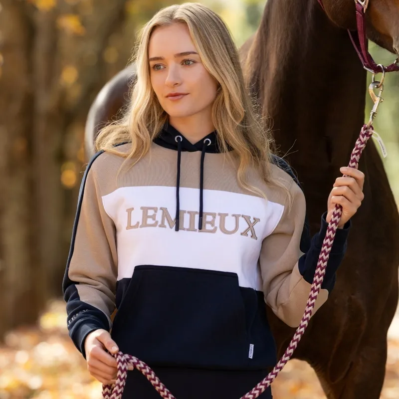 LeMieux Kadie Womens Colour Block Hoodie - Navy-1