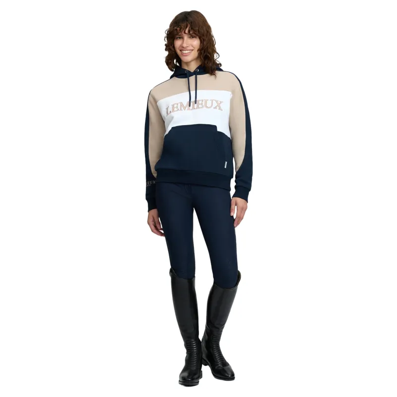 LeMieux Kadie Womens Colour Block Hoodie - Navy-4