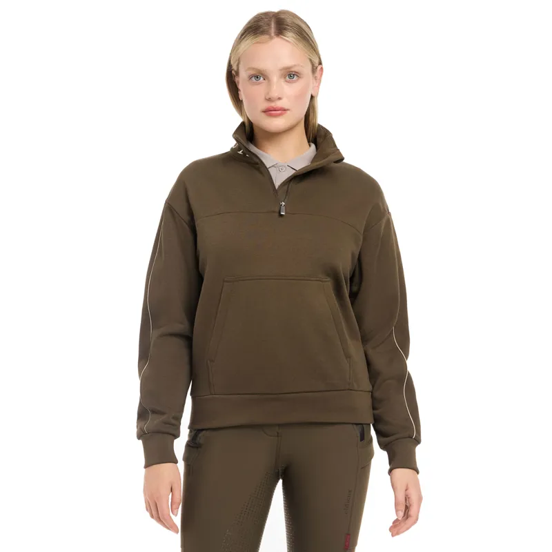 LeMieux Kali Quarter Zip Ladies Sweatshirt - Alpine-1