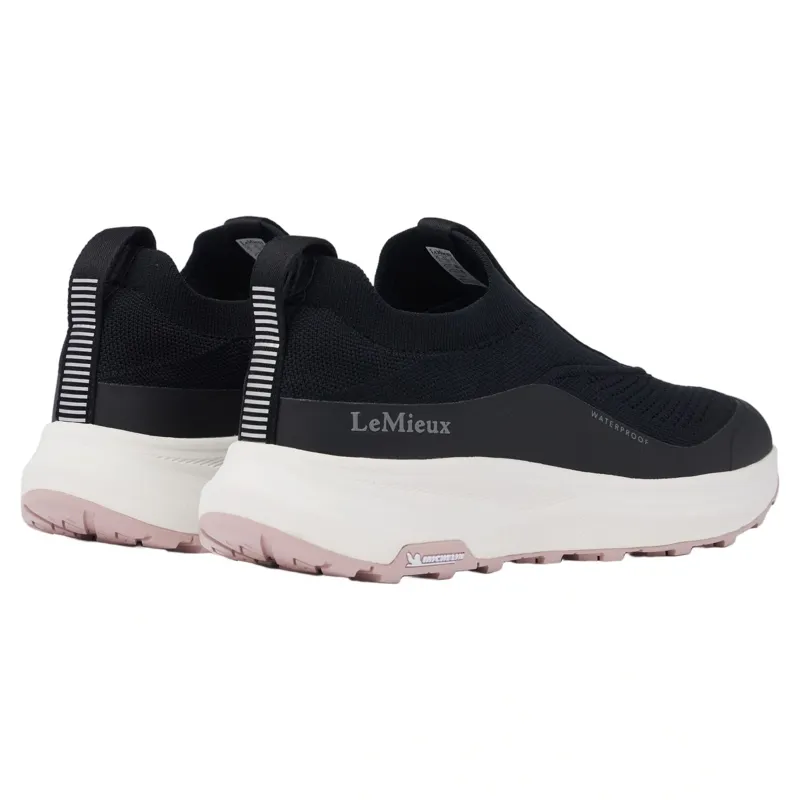 LeMieux Kanta Womens  Slip-On Waterproof Trainers - Black-1