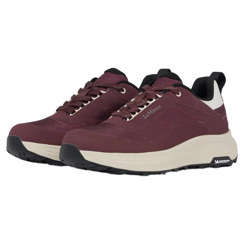 LeMieux Kanta Womens Waterproof Trainers - Blackberry Pre-Order