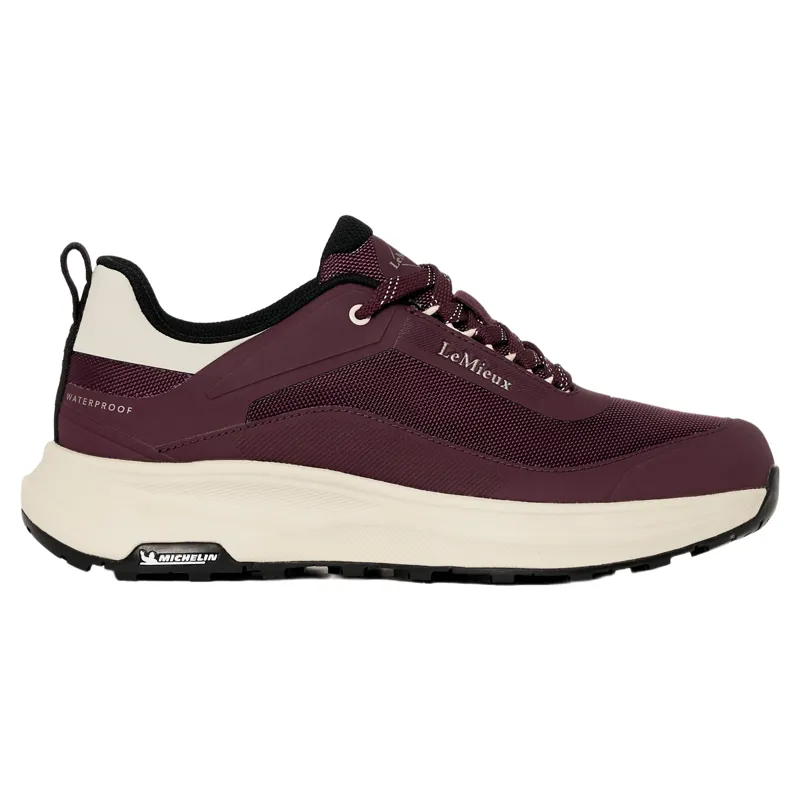 LeMieux Kanta Womens Waterproof Trainers - Blackberry Pre-Order-4