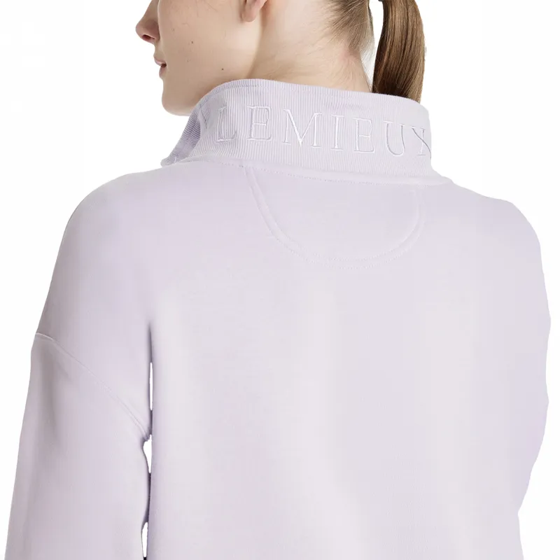 LeMieux Keira Ladies Quarter Zip Sweater - Lilac-3