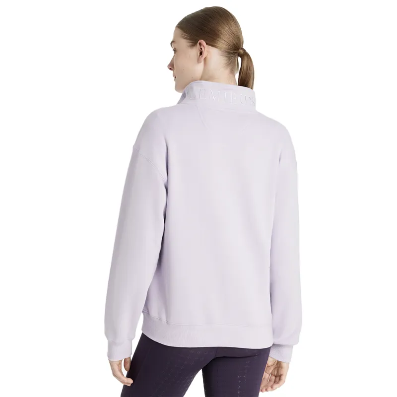 LeMieux Keira Ladies Quarter Zip Sweater - Lilac-2