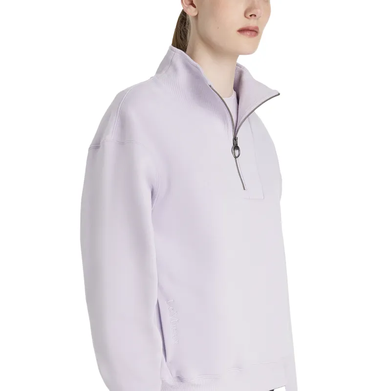 LeMieux Keira Ladies Quarter Zip Sweater - Lilac-1