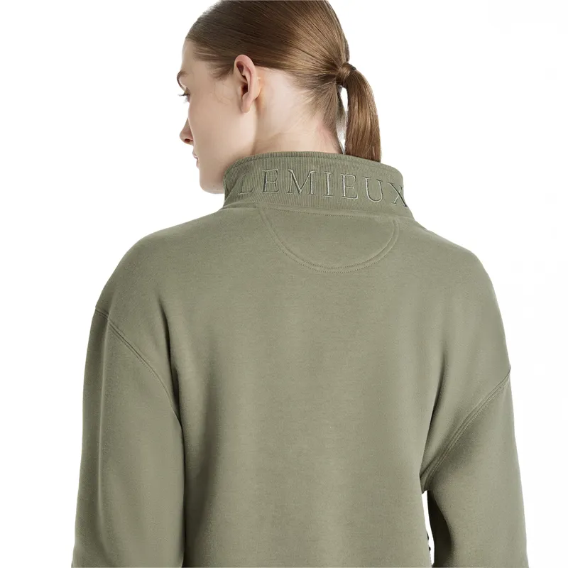 LeMieux Keira Ladies Quarter Zip Sweater - Rosemary-3