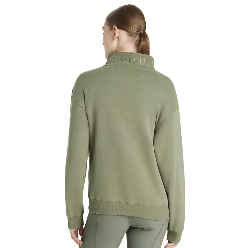 LeMieux Keira Ladies Quarter Zip Sweater - Rosemary-1