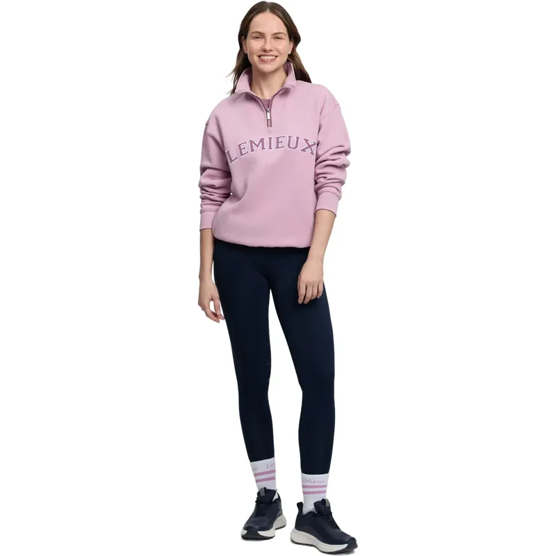 LeMieux Kelsie Womens Quarter Zip Sweater - Fondant-2