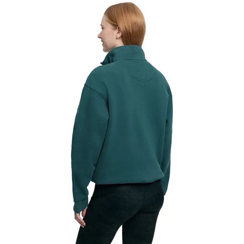 LeMieux Kelsie Womens Quarter Zip Sweater - Jungle-4