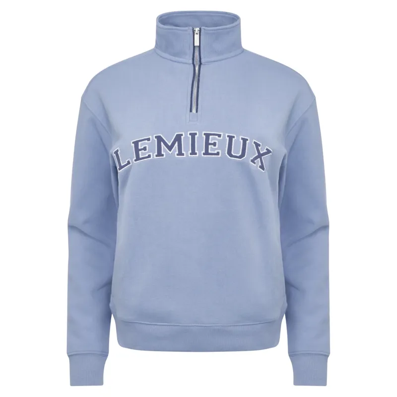 LeMieux Kelsie Womens Quarter Zip Sweater - Powder Blue-1