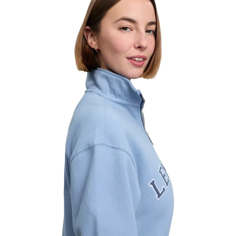 LeMieux Kelsie Womens Quarter Zip Sweater - Powder Blue-3