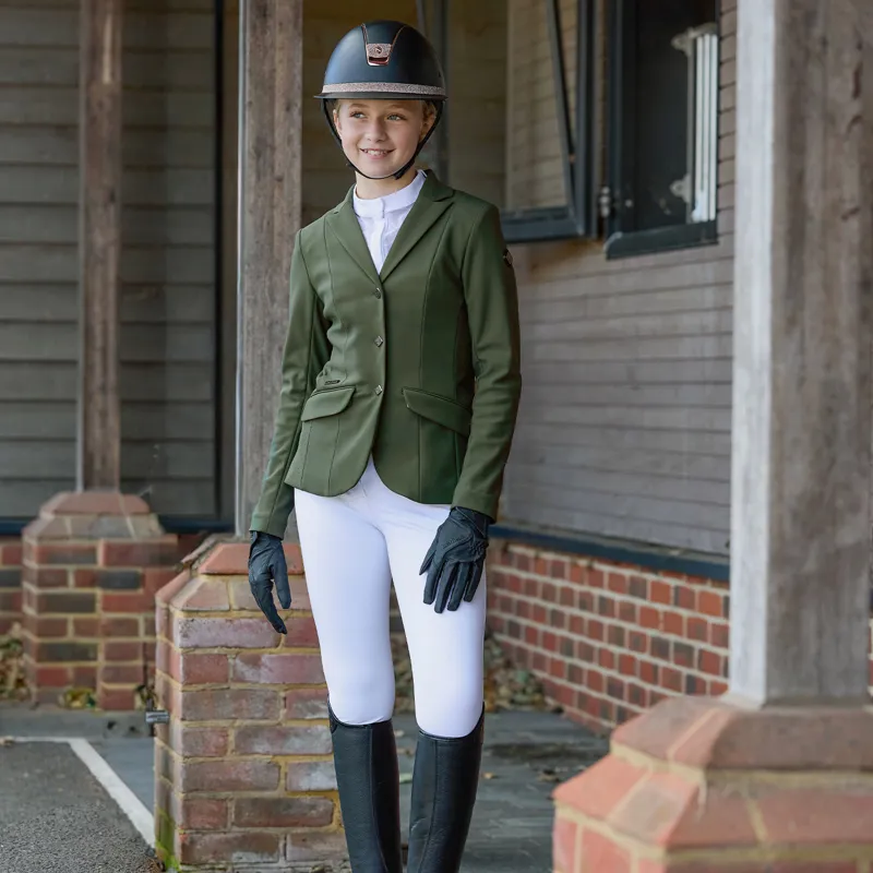 LeMieux Kennedy Young Rider Show Jacket - Pine Green-1