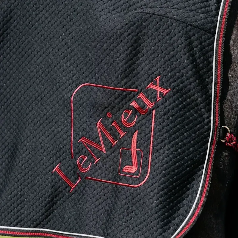 LeMieux Kudos Bamboo Cooler Rug - Black-4