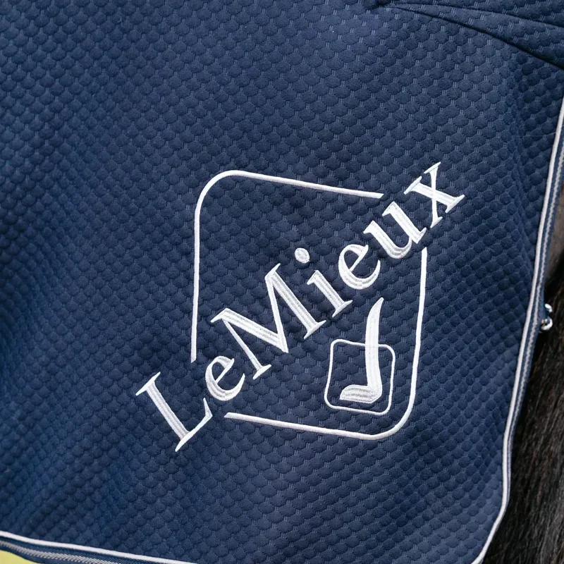 LeMieux Kudos Bamboo Cooler Rug - Navy-3