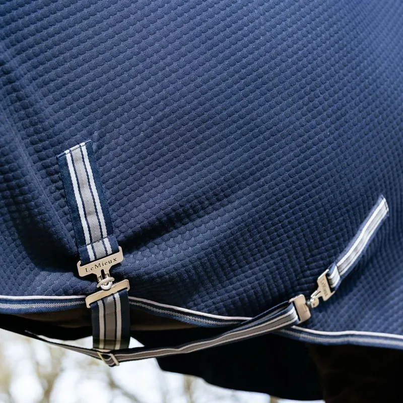 LeMieux Kudos Bamboo Cooler Rug - Navy-4