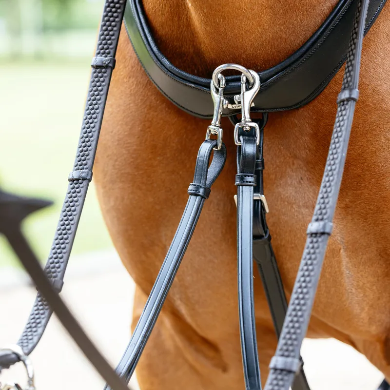 LeMieux Kudos Bridge Breastplate - Black-4