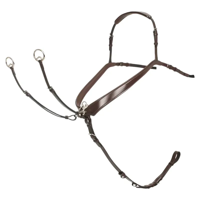 LeMieux Kudos Bridge Breastplate - Havana