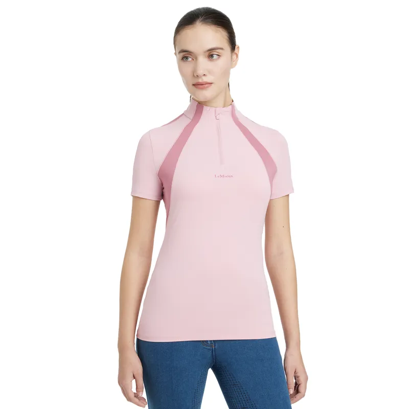LeMieux Maria Mesh Ladies Short Sleeve Base Layer - Blossom