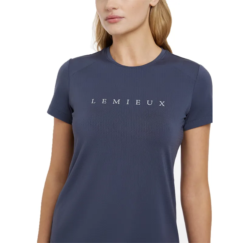 LeMieux Sports Ladies T-Shirt - Dusk Blue-3