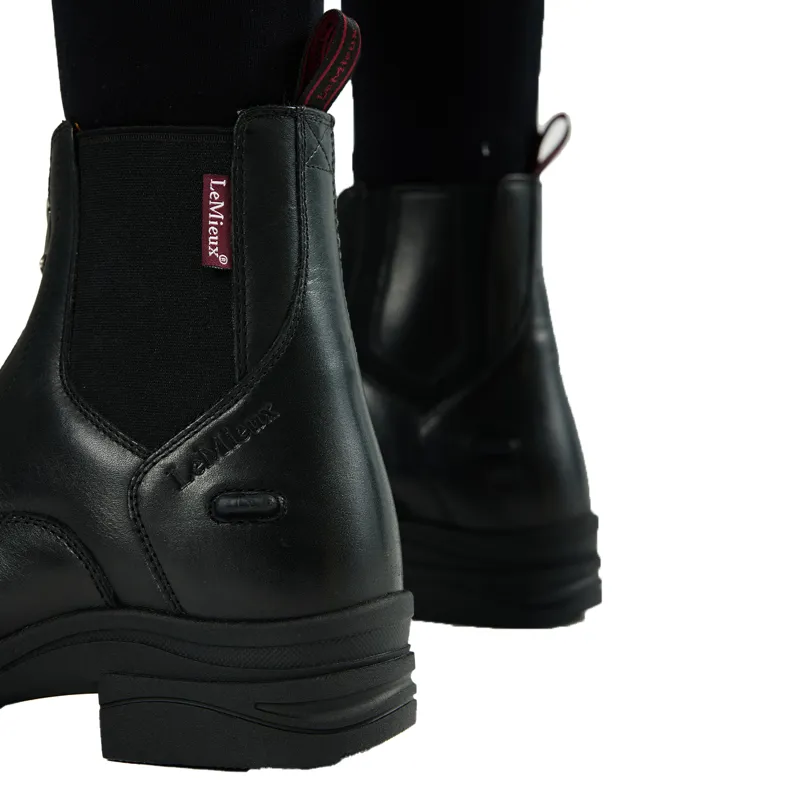 LeMieux Womens Zip Paddock Boots - Black-7