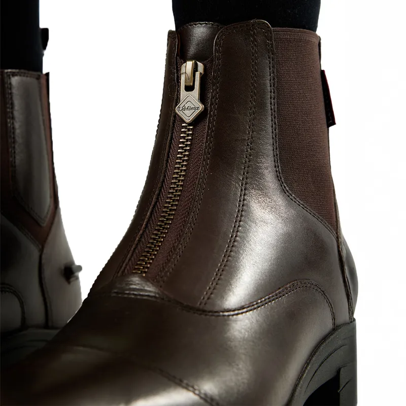 LeMieux Womens Zip Paddock Boots - Brown-6