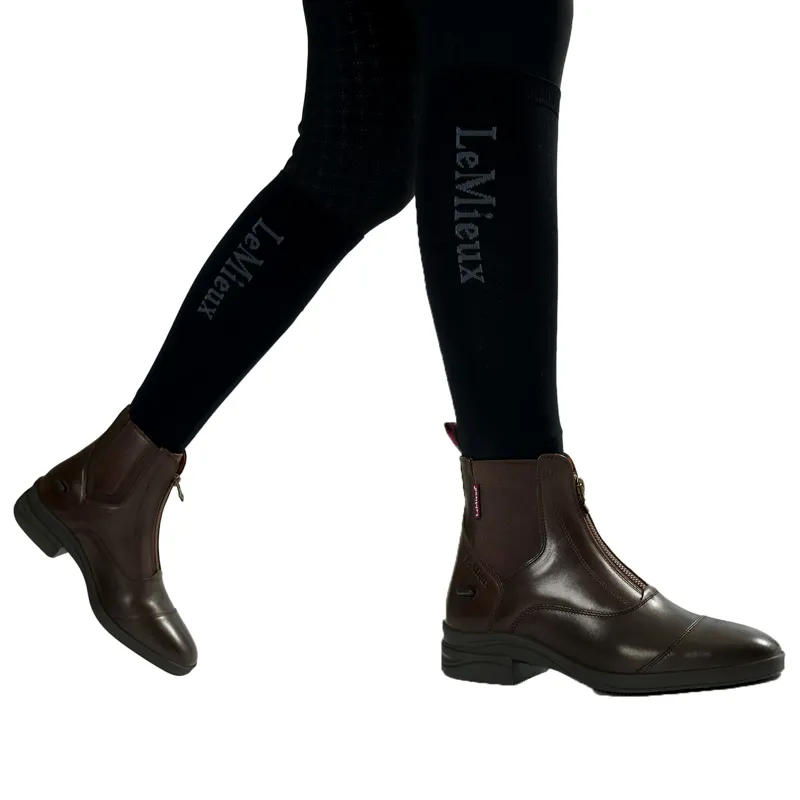 LeMieux Womens Zip Paddock Boots - Brown-4