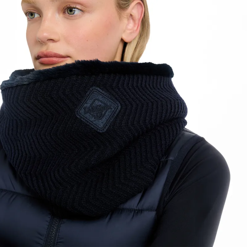 LeMieux Lila Snood - Navy-2