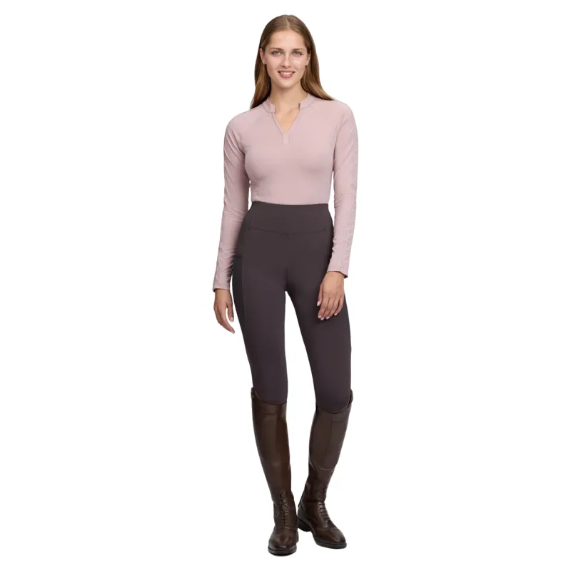 LeMieux Lisa Mesh Womens Long Sleeve Base Layer - Wild Rose-6