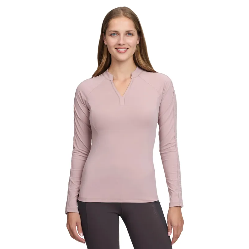 LeMieux Lisa Mesh Womens Long Sleeve Base Layer - Wild Rose