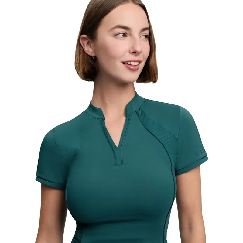 LeMieux Lisa Mesh Womens Short Sleeve Base Layer - Jungle-5