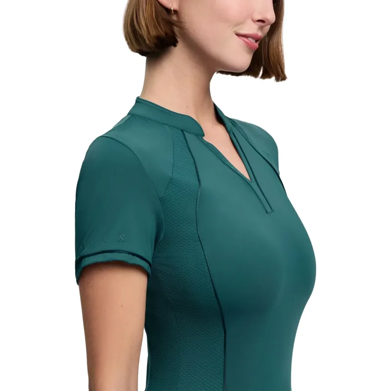 LeMieux Lisa Mesh Womens Short Sleeve Base Layer - Jungle-6