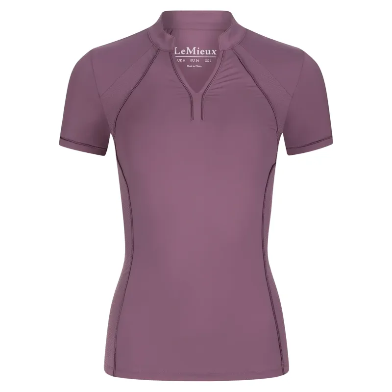 LeMieux Lisa Mesh Womens Short Sleeve Base Layer - Mallow-1