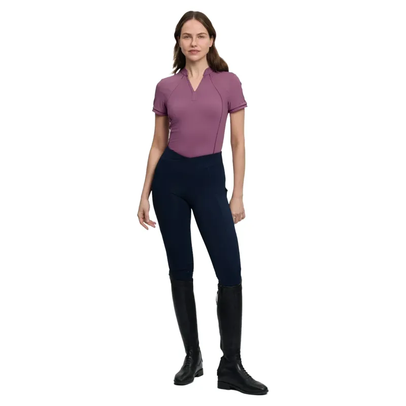 LeMieux Lisa Mesh Womens Short Sleeve Base Layer - Mallow-2