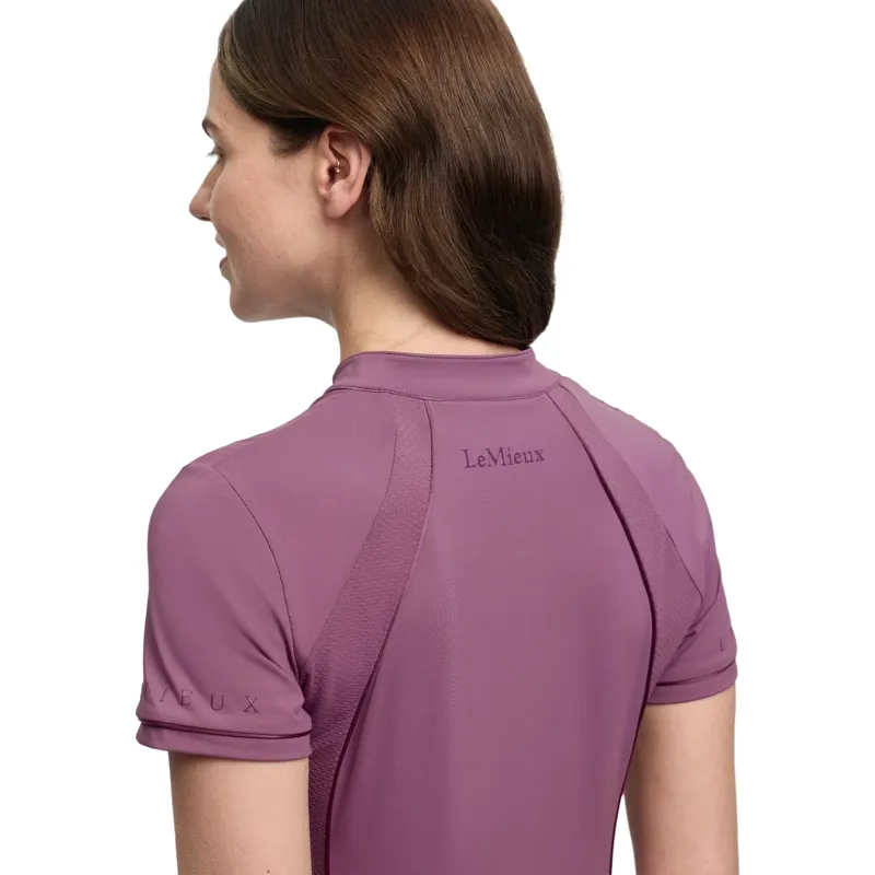 LeMieux Lisa Mesh Womens Short Sleeve Base Layer - Mallow-6