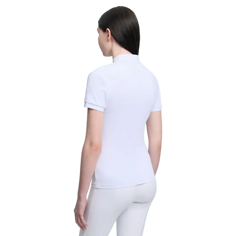 LeMieux Brilliance Livvy Short Sleeve Show Shirt - White-1