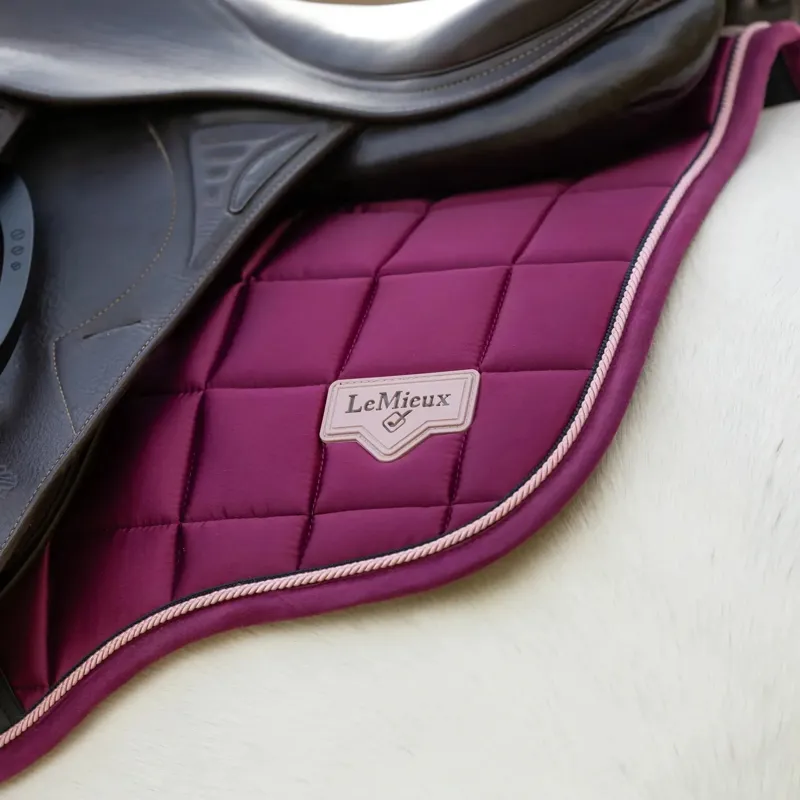 LeMieux Loire Classic GP Square Saddlecloth - Blackberry-2