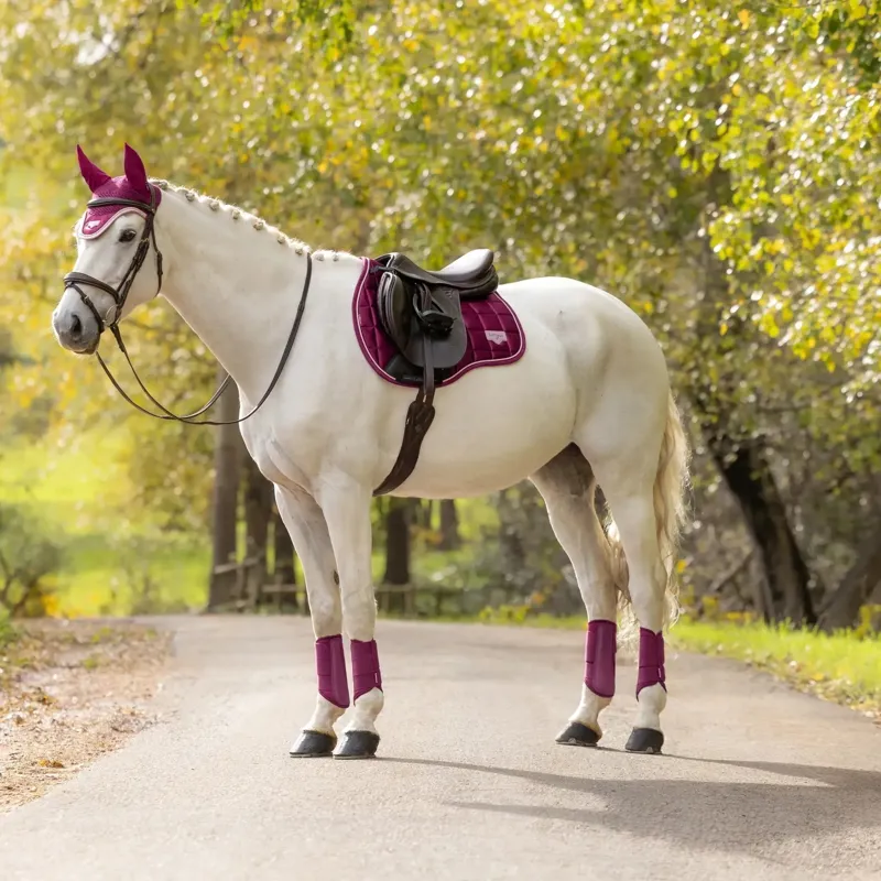 LeMieux Loire Classic GP Square Saddlecloth - Blackberry-4