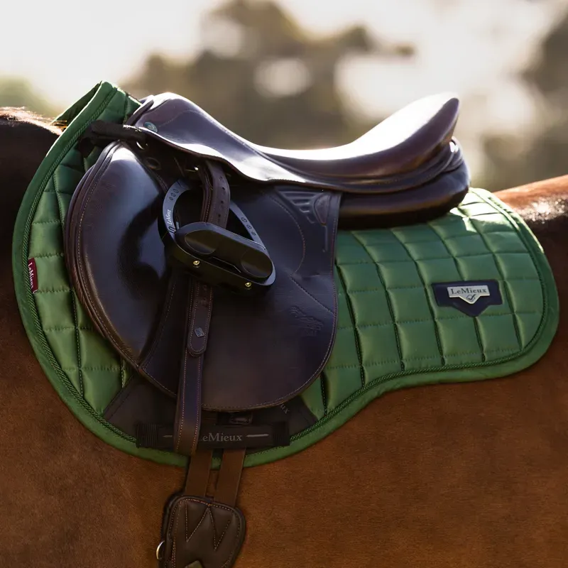 LeMieux Loire Classic GP Square - Hunter Green-1