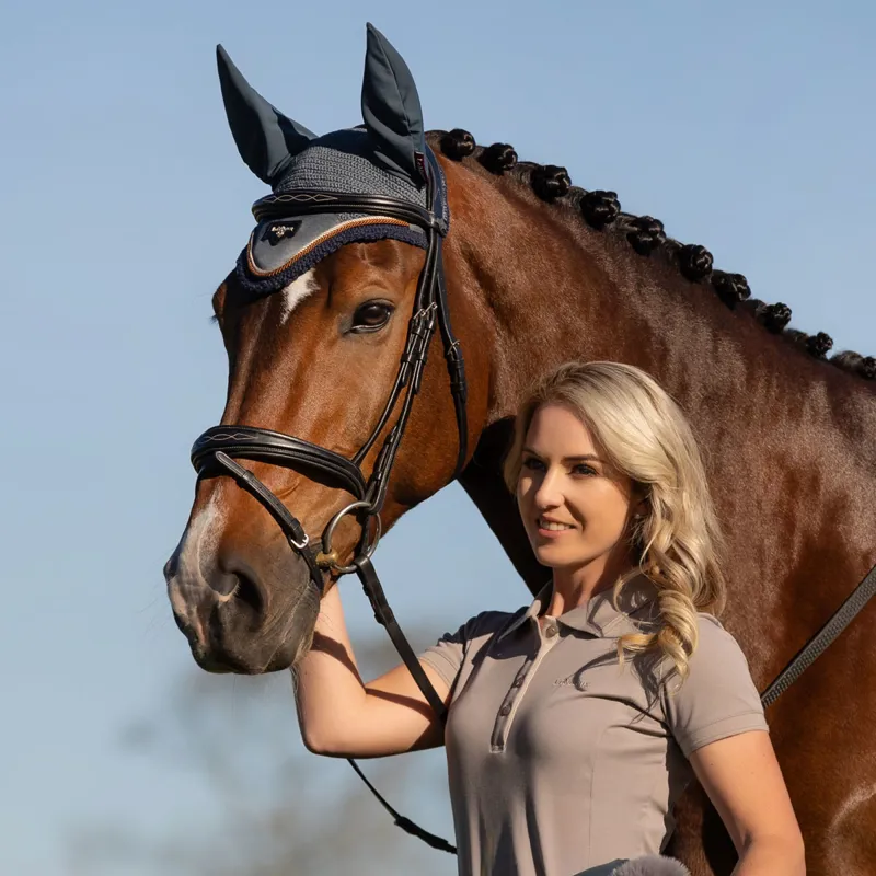 LeMieux Loire Fly Hood - Petrol-1