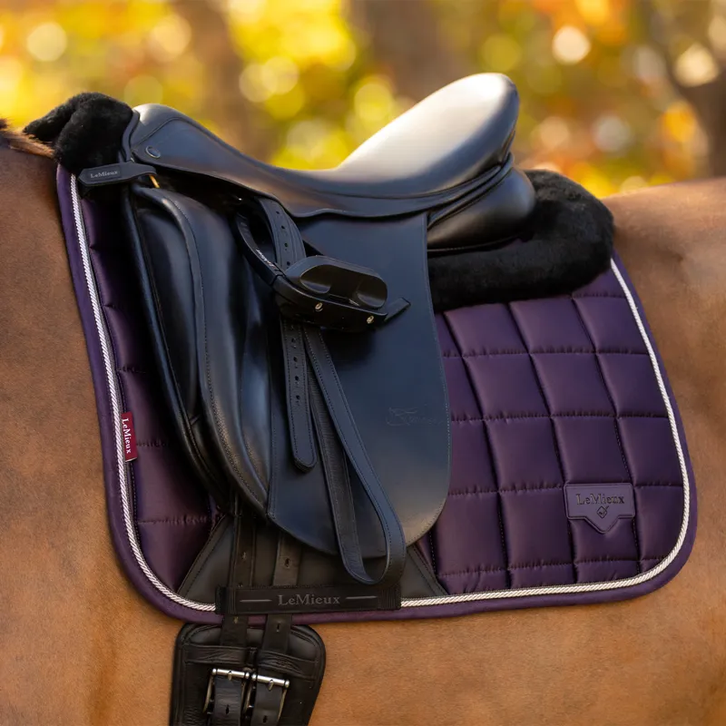 LeMieux Merino+ Loire Classic Dressage Square - Juniper-1