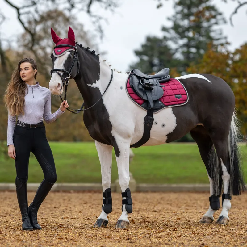 LeMieux Loire Classic Satin Close Contact Square - Ember-3