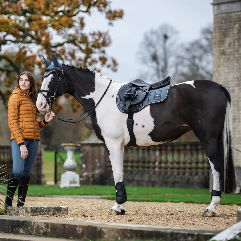 LeMieux Loire Classic Satin GP Square - Petrol-2