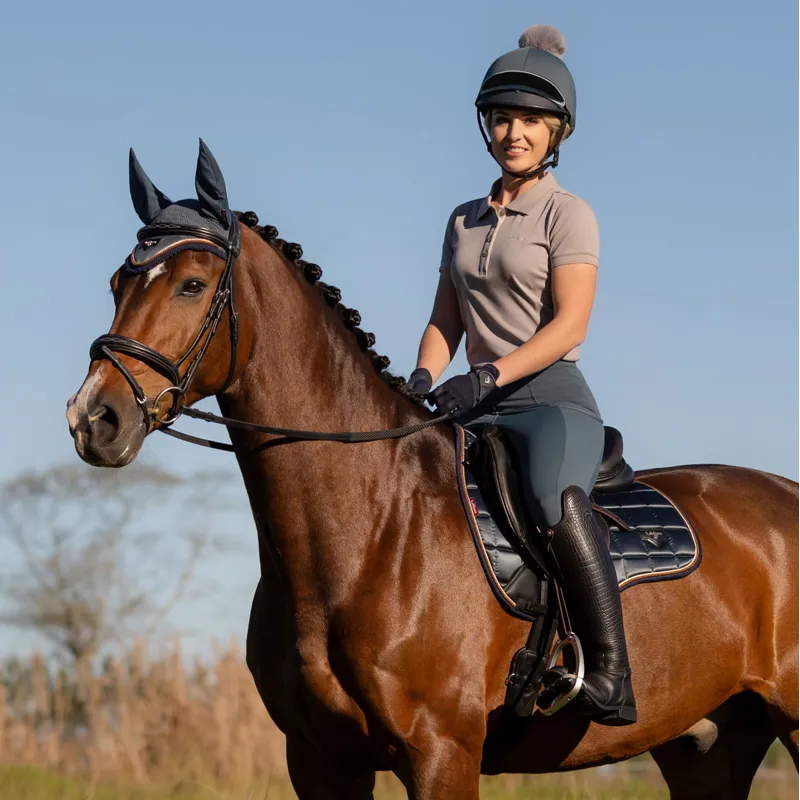 LeMieux Loire Classic Satin GP Square - Petrol-3