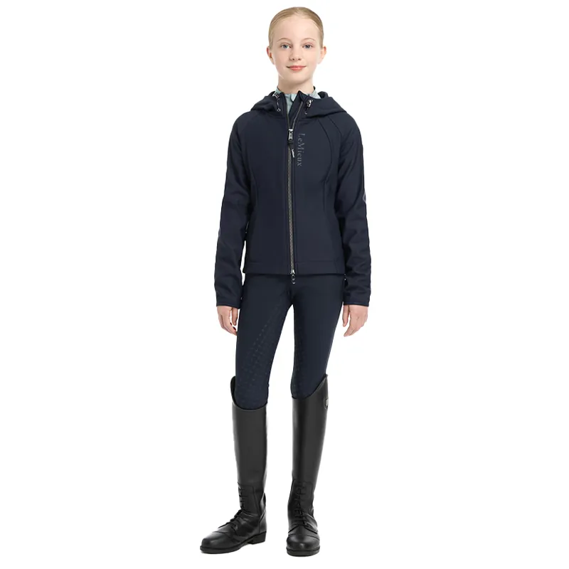 LeMieux Lottie Young Rider Soft Shell Jacket - Navy-6