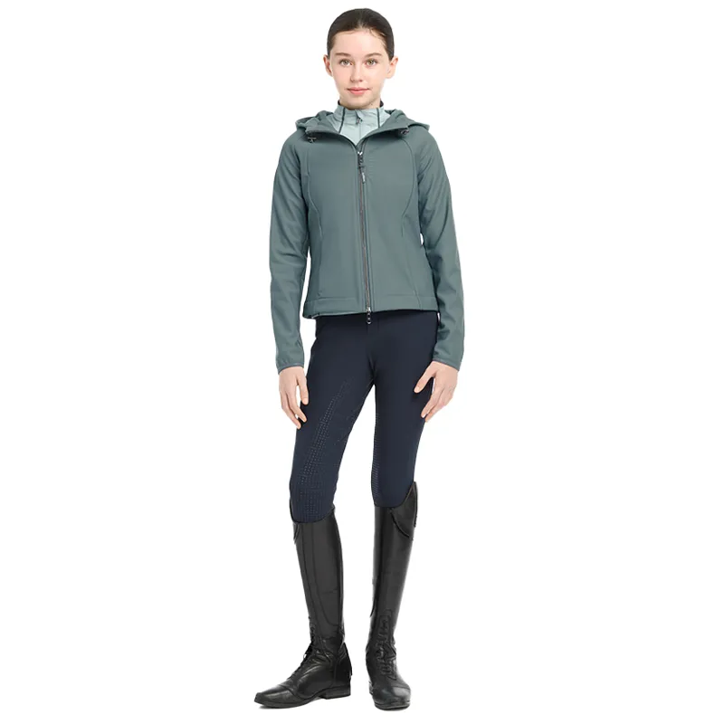 LeMieux Lottie Young Rider Soft Shell Jacket - Petrol-7
